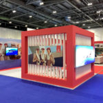emirates stand build excel London telegraph holiday show