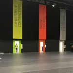 dsei excel london entrance banners