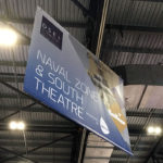 dsei excel london PVC hanging banner